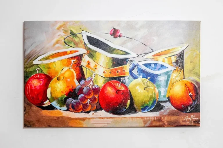 Cuadro fruta y ollas 4