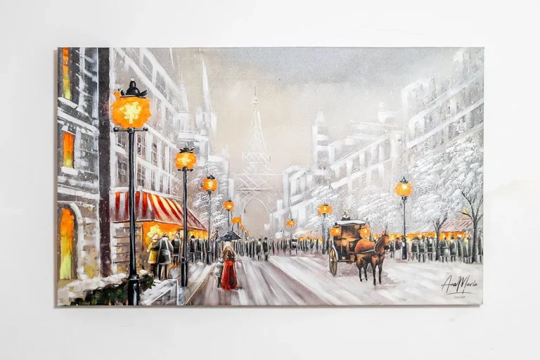 Cuadro nieve en paris 4