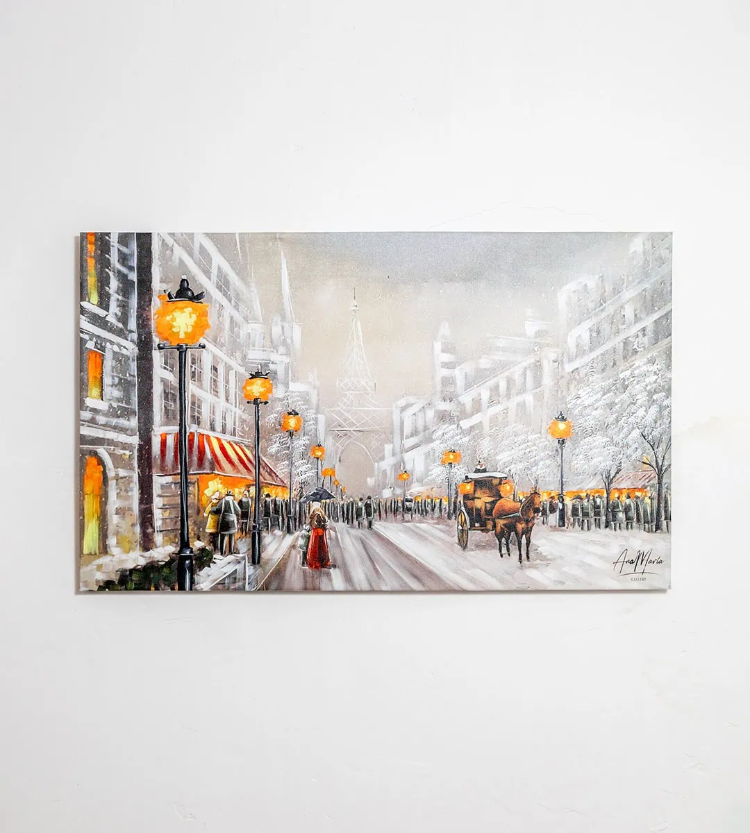 Cuadro nieve en paris 4