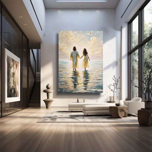 Cuadro Pareja de Enamorados Tomados de la Mano